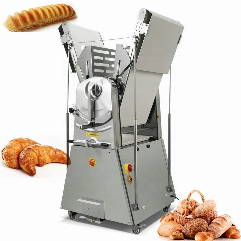 
Vertical Professional Electric Pastry Bread Dough Sheeter Kneader Bakery Laminator laminoir Making Machine 