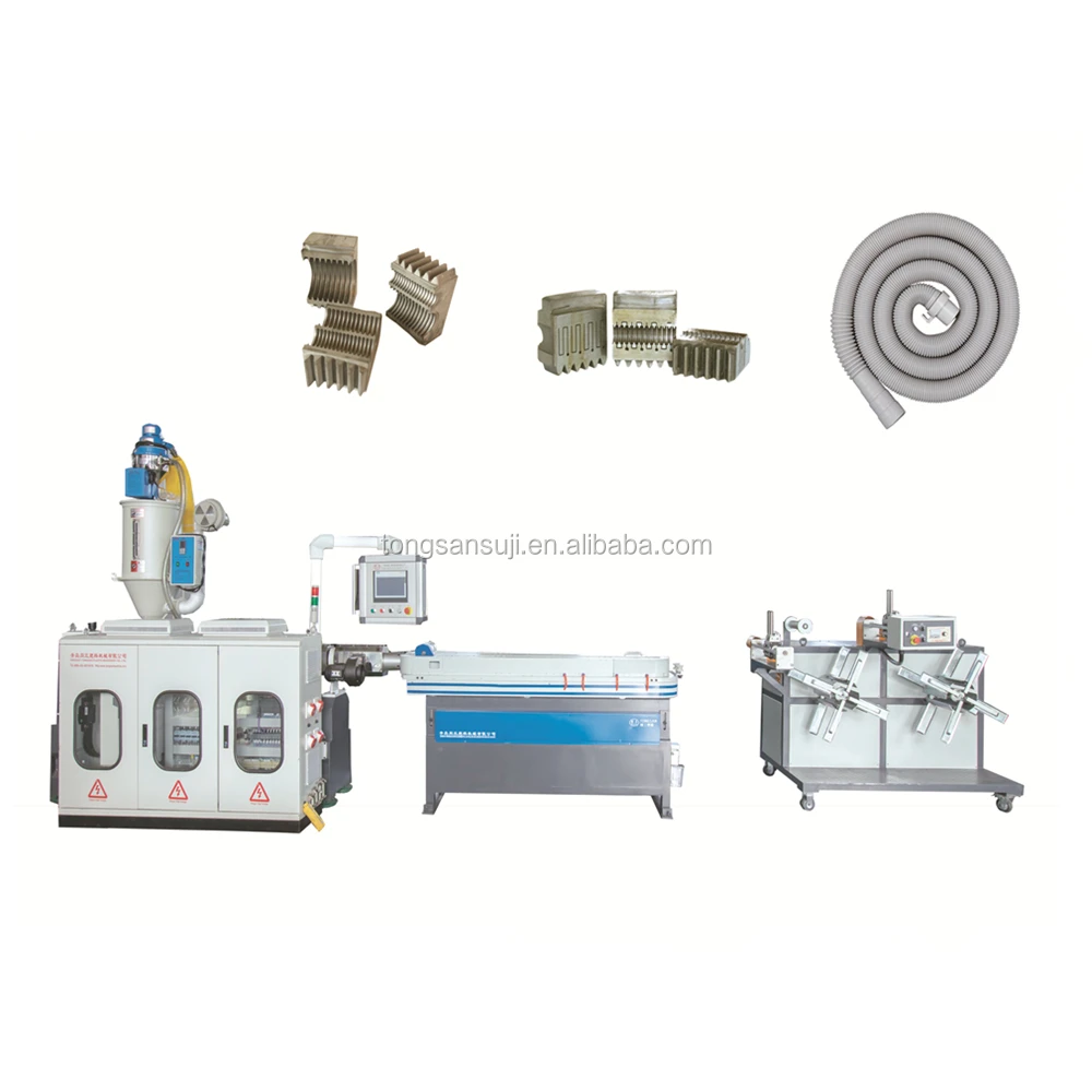 Экструзионный станок для производства однослойных гофрированных труб из ПП/ПЭ/ПВХ