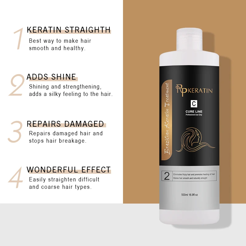 RP Best Keratin Treatment Hydrolyzed Brazil Keratin Hair Protein Straightening Cream