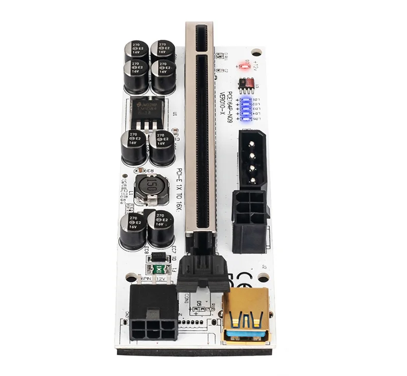 Available for GPU Graphics Card 010S PCI-E Riser Card 010 010X 009S 60CM USB 3.0 Cable PCI 1X to 16X Extender PCIe Adapter