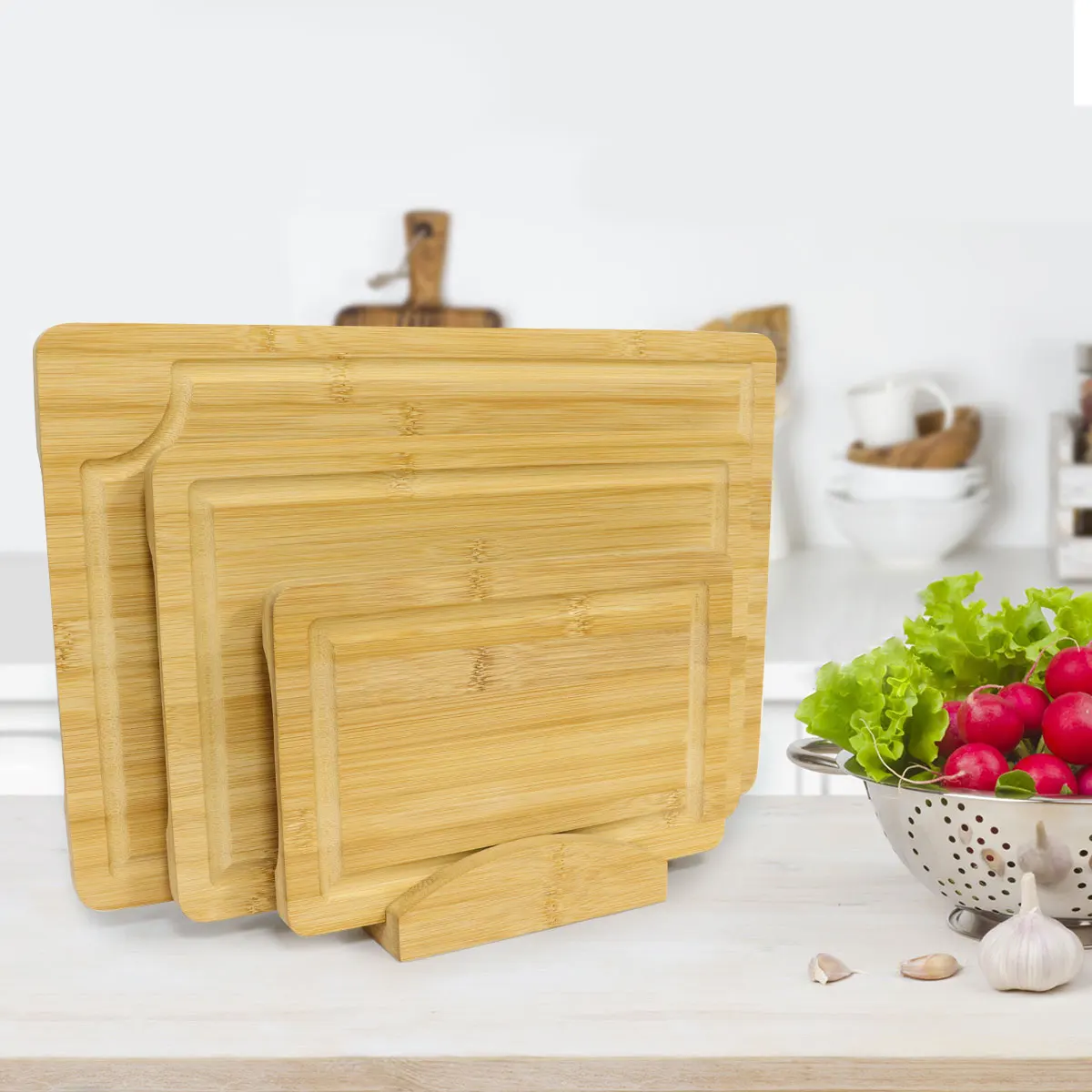 bulk mini large wood cutting board mineral oil 19 inches long holder set with cutting board 4 in 1 kitchen knife holder