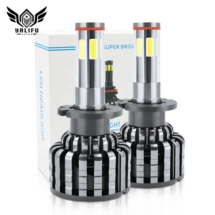 Yalifu Led Auto 6 sides H4 H7 H11 9005/9006 9012 G9 Led Headlights for Truck Car Led Front bulb