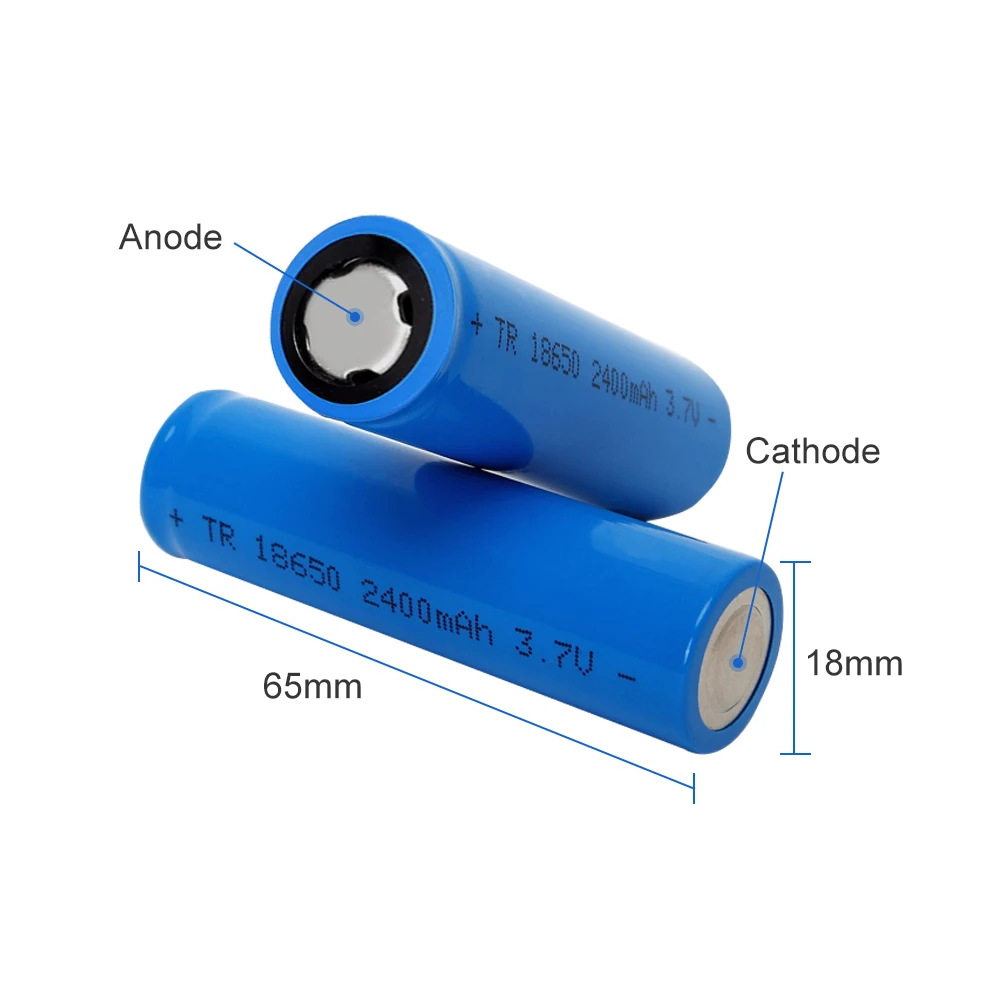-40-85 Degree High Temperature Rechargeable Li-ion Battery 18650 3.7V 7.4V 4Ah 6Ah Cell Lithium ion Battery Packs In Hot Areas