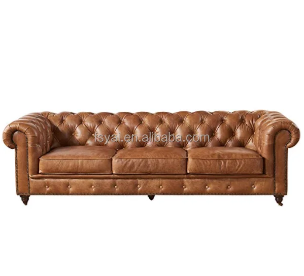 Latest factory direct supply wooden legs sectional couch living room genuine leather sofa set furniture