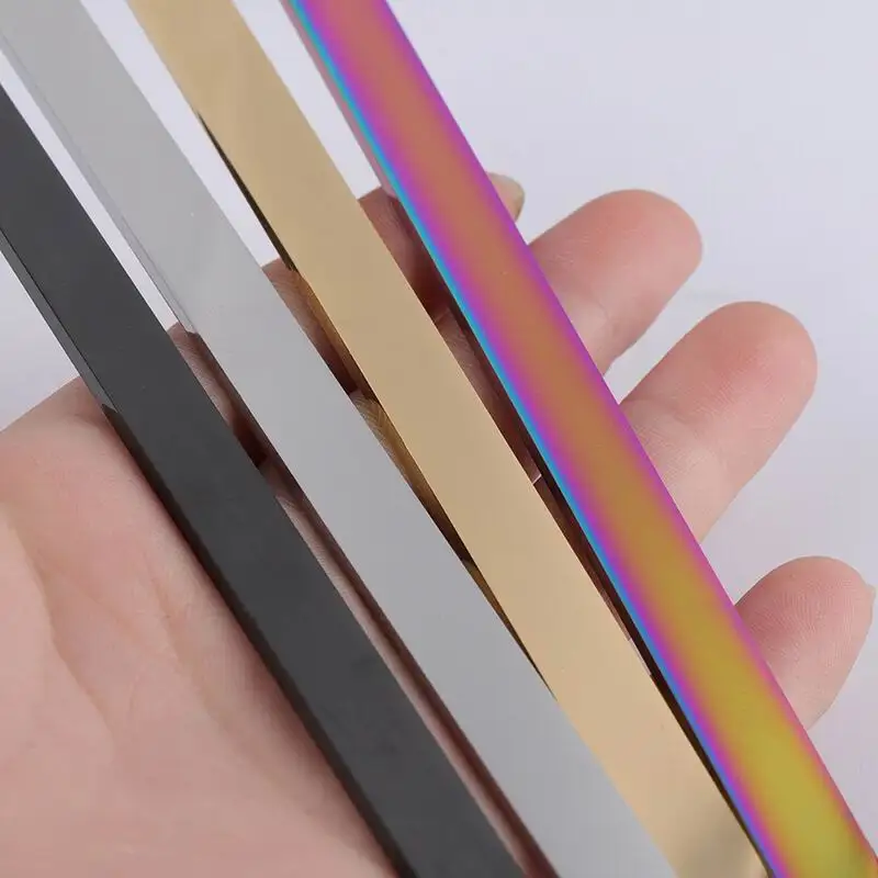 Wenfanqi Fashion DIY Skinny Bangle Straight Stainless Steel bangle blanks