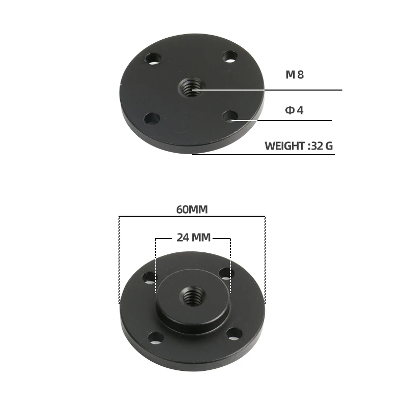 Tripod Stand Extendable Desktops Tripod for table table stand attachment, Desk Tripod Mount Holder Connection plate