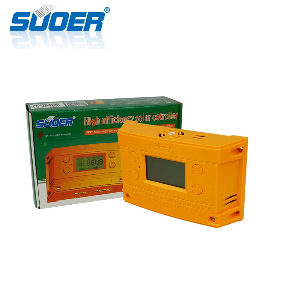 Suoer MPPT 12V 24V 10A solar battery charger regulator LED solar charge controller
