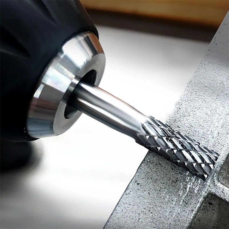 OEM/ODM SA SB SC SF SL 1/4' Shank Double Cut Carbide Rotary Burrs for Sales