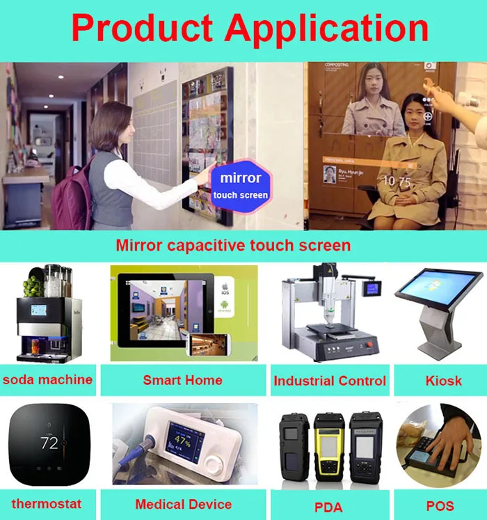 Custom ILITEK 1280x800 touch screen 17 Glass+Glass structure Usb controller board