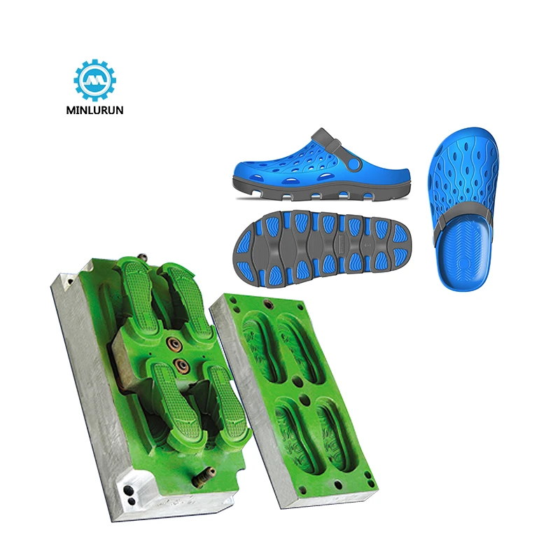 2 Colors Sport Shoe Sole Mold Eva Phylon & CNC-Machine Injection Molding with Aluminium Steel For Plastic Material Injection