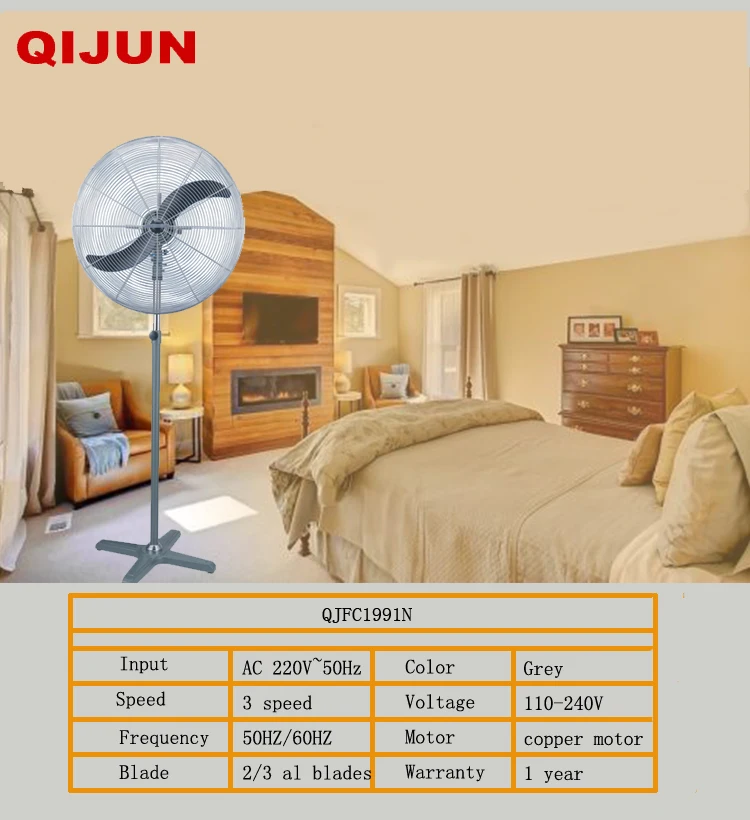 ox orl 24 26 30 inch standard  industrial stand fan size