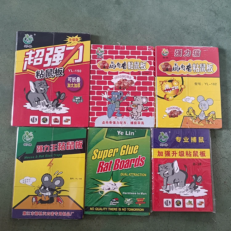 Wholesale price sticky mouse board glue mouse trap mouse killer Sizes can be customized