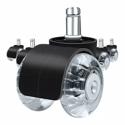 Ролики для офисных стульев, 2 в, Двойные ролики, сменный подшипник с двумя шарикоподшипниками, для компьютерного стола