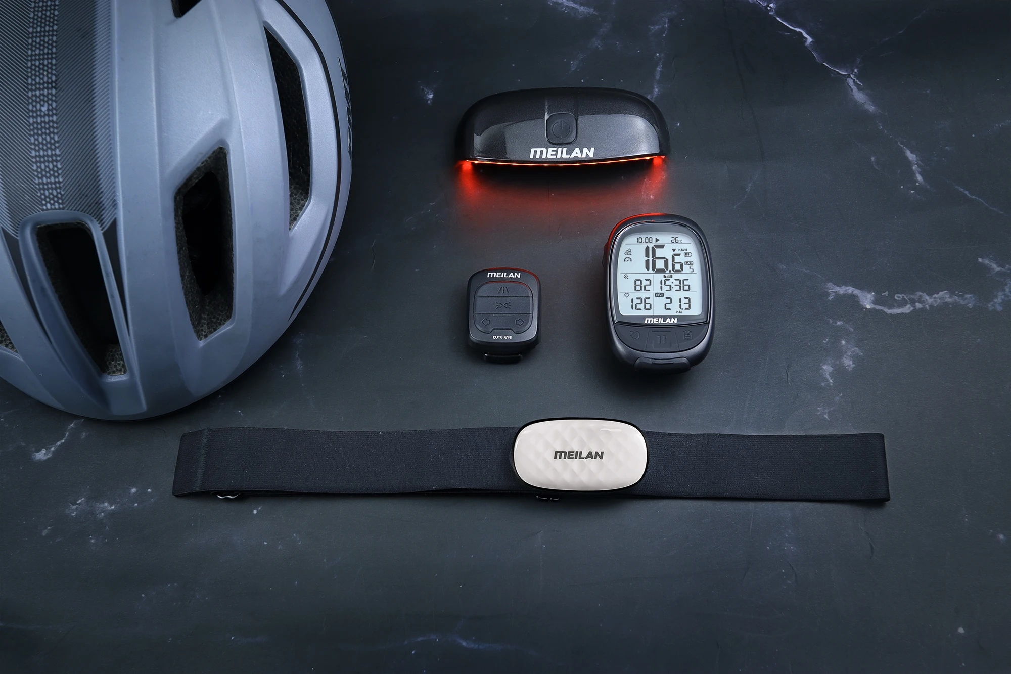 2.4 Inch Power Bike Computer Waterproof GPS Wireless Bluetooth and ANT+  bike Cycling Computer GPS with Sports Data Storage