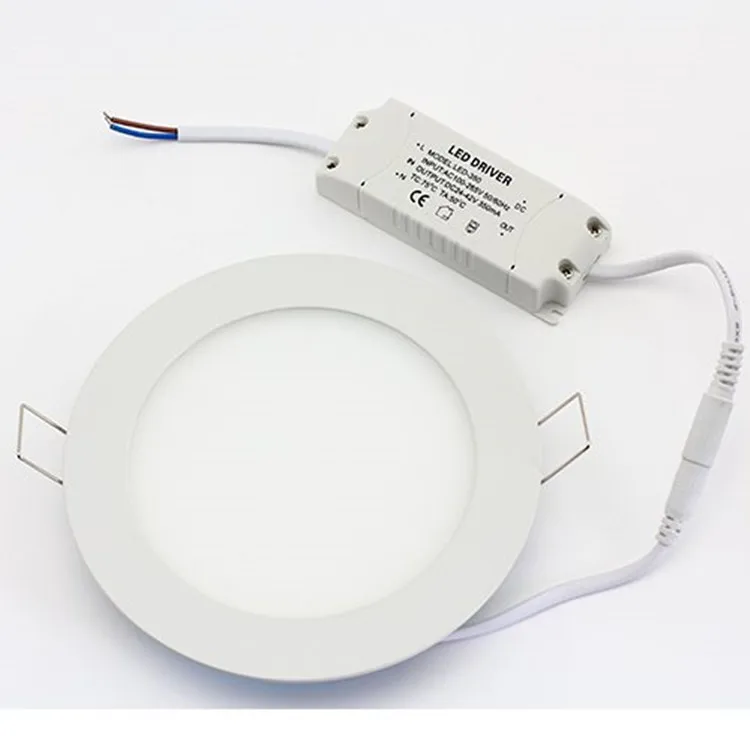 2023 best Price Super-Thin Led Panel Lights Round/Square 6w 9W 12W 15W 18W 24W Led Recessed Downlight Lamp Ultrathin led ceiling