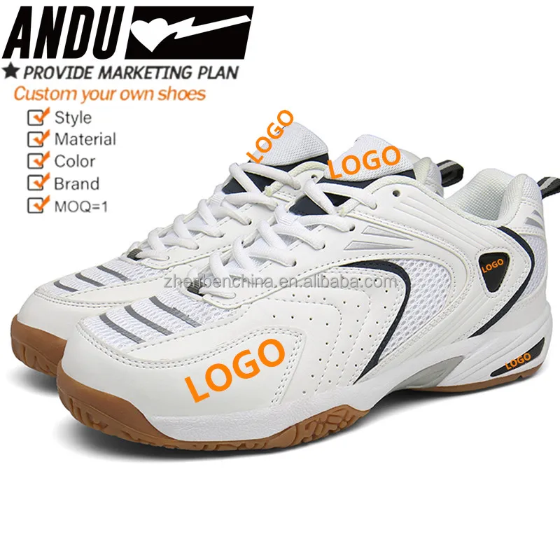 Oem High Quality Volleyball Badminton Shoe Non-Slip Custom Women Indoor Pickleball Shoes Table Tennis Shoes For Men