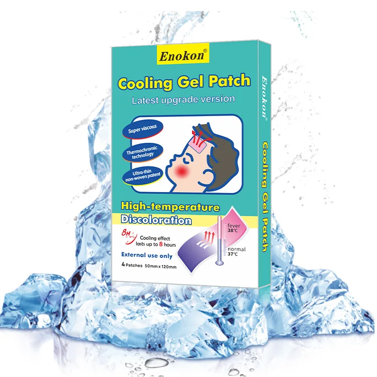Health Care Product Adult Heat Reduce Cool Pad Hydrogel Baby Cooling Gel Patch