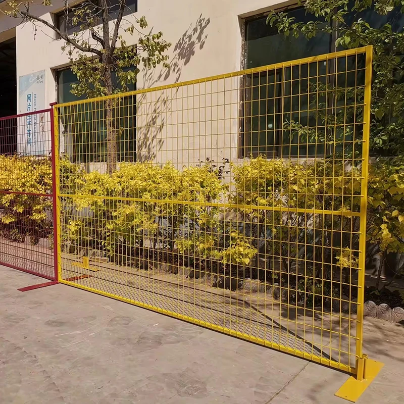 Canada Standard Portable Waterproof Event Security Fence Panel Temporary Crowd Control Barrier for Sustainable Site Fencing