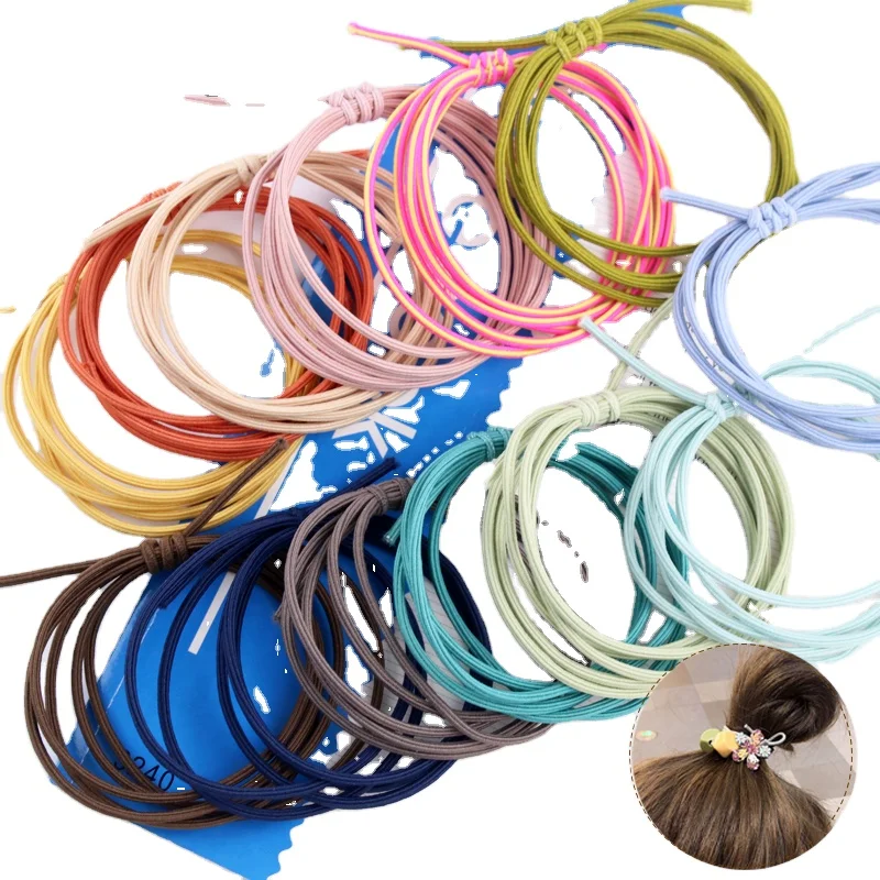 
 Подгонянные латексные регулируемые эластичные резинки, эластичные резинки для волос, резинки для волос с бантом, эластичные резинки для волос для женщин  