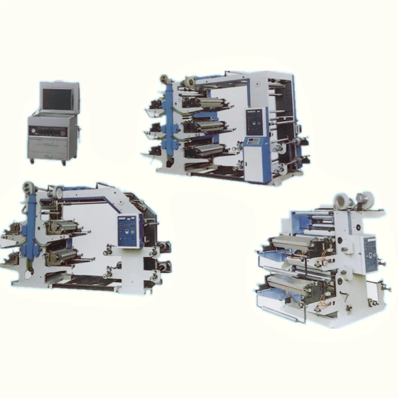 High speed Automatic multicolor flexographic printer machine film flexo printing machines