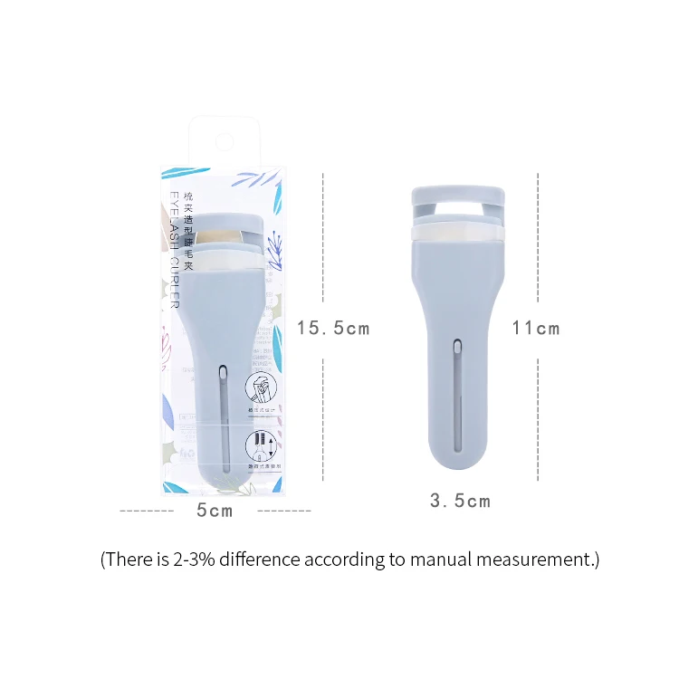 Lameila Best press type plastic eyelash curlers and lash care products  guangdong eyelash curler with eyebrow lash comb