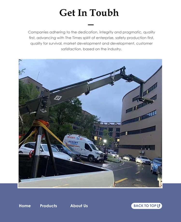 jib crane hd monitor