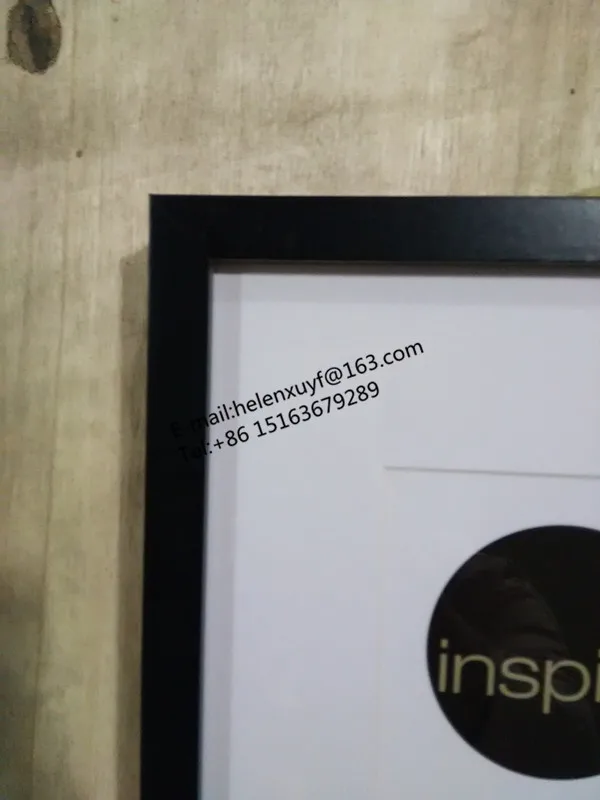 Wholesale Simple Classic Wood Table Top Wall Mounted A1 A2 A3 A4 Certificate MDF Wood Photo Frame for Poster