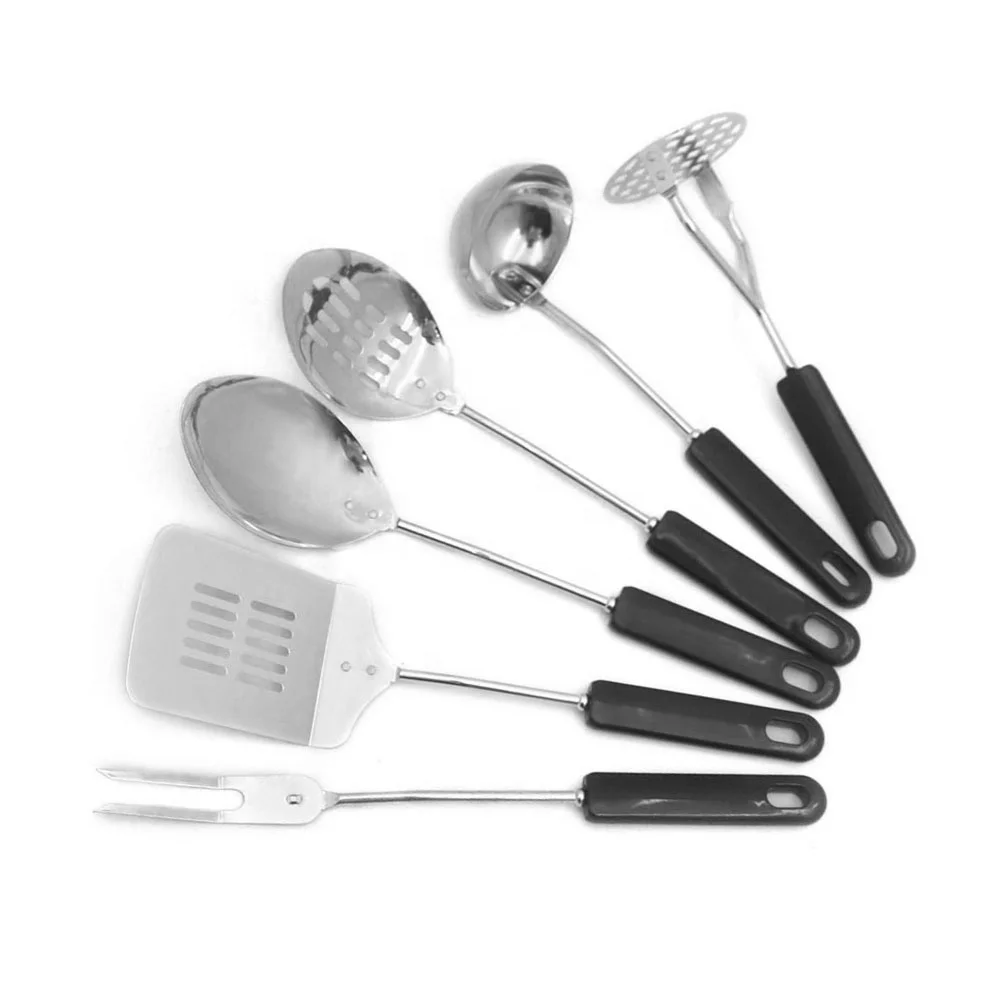 Kitchen Gadgets Tools Set Utensils Black All-season Aceptable Steelutensils kitchen set cooking 	 kitchen utensils set