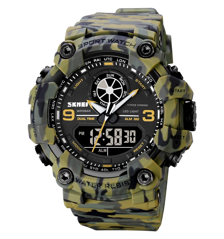 SKMEI 1818 Wholesale Popular Men Sports Quartz Wrist Watches Waterproof Luxury Digital Watches