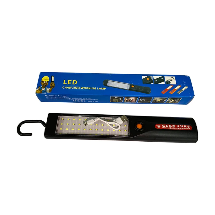 New Arrival Usb Rechargeable Magnet Slim Multi-function Portable High Power Work Light