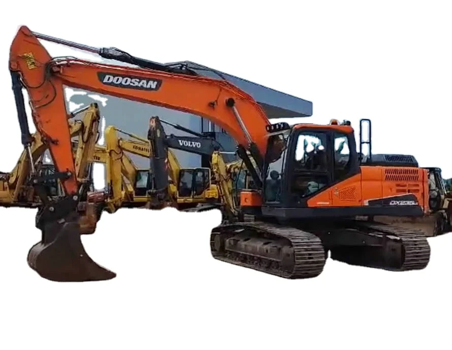 Used DX235LC-5  Excavator Original Korea 23Ton  Excavation Machinery DX235 Crawler moving type excavator For sale