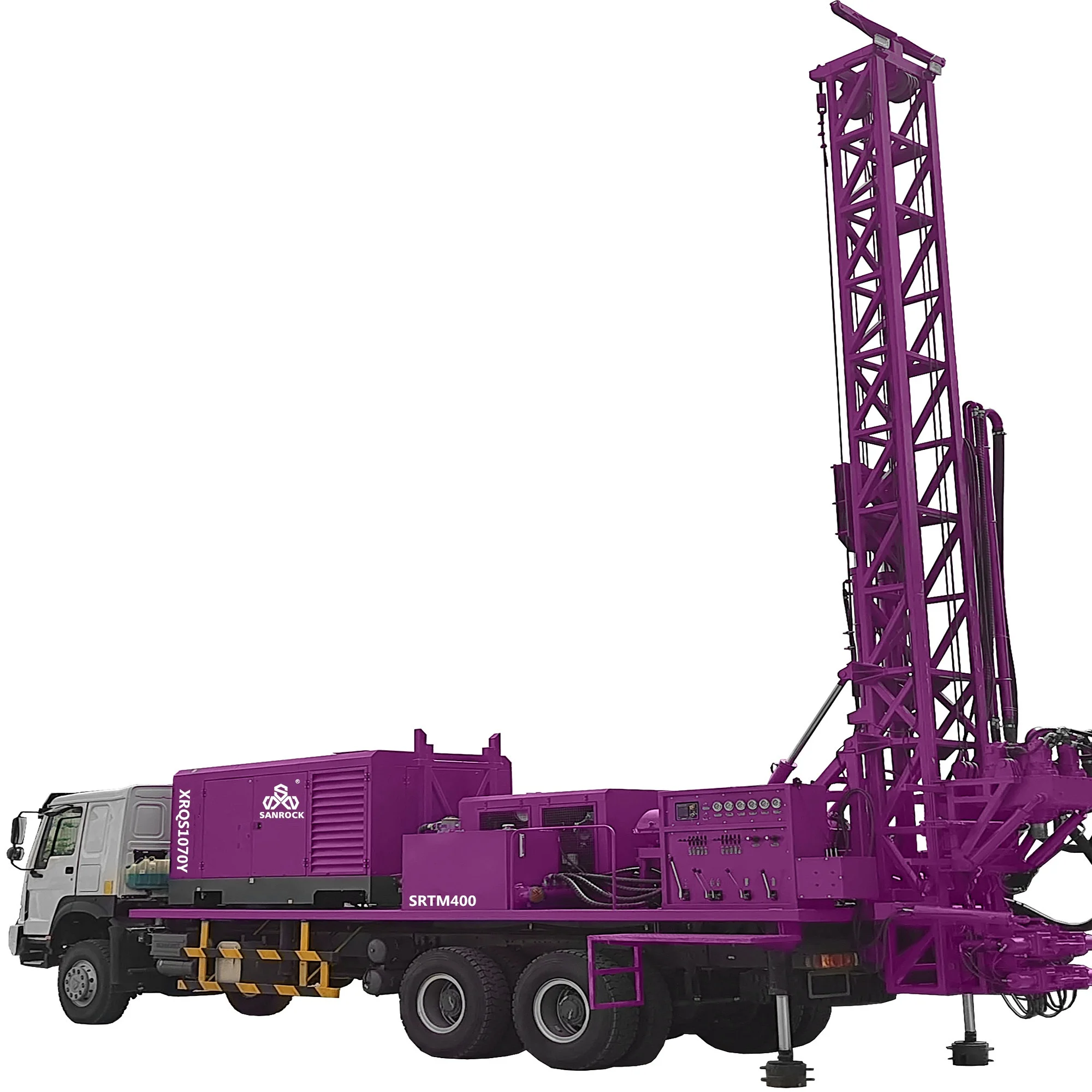 Truck Mounted Water Well Drilling Machine Hydraulic Deep Water Well Drilling Rig With Mud Pump