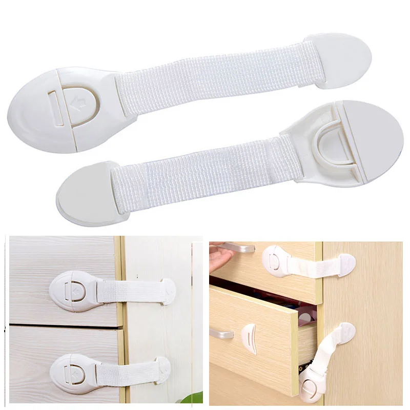 Prodigy LH04 Multi-function safety baby lock set childproofing adjustable cabinet lock white