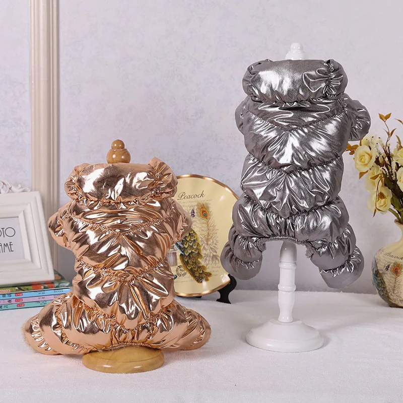 High-end luxury brand Fashionable dog jacket waterproof zipper dog clothes coat