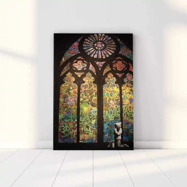 Famous artists best sell 3d wall art canvas prints