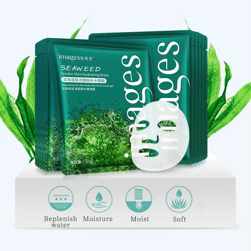 OEM/ODM IMAGES deep seaweed skin improve dry tender skin moisturizing mascarillas facial