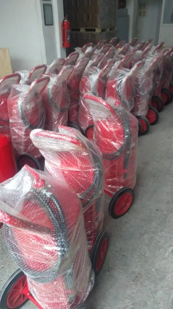 25  kg A-08  extinguisher w/carriage ABC POWDER Fire Extinguisher Manufacturers Firefighting Equipment 90% Turkey