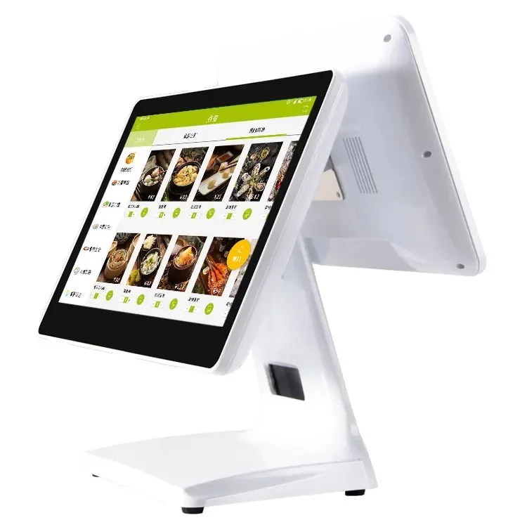 China supply dual touch screen windows pos tablet pos pc android pos