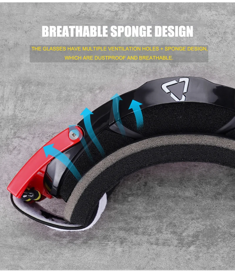 Mtb Motocross Factory Custom Moto Goggles Gafas De Mx Dirt Bike Motorcycle Glasses