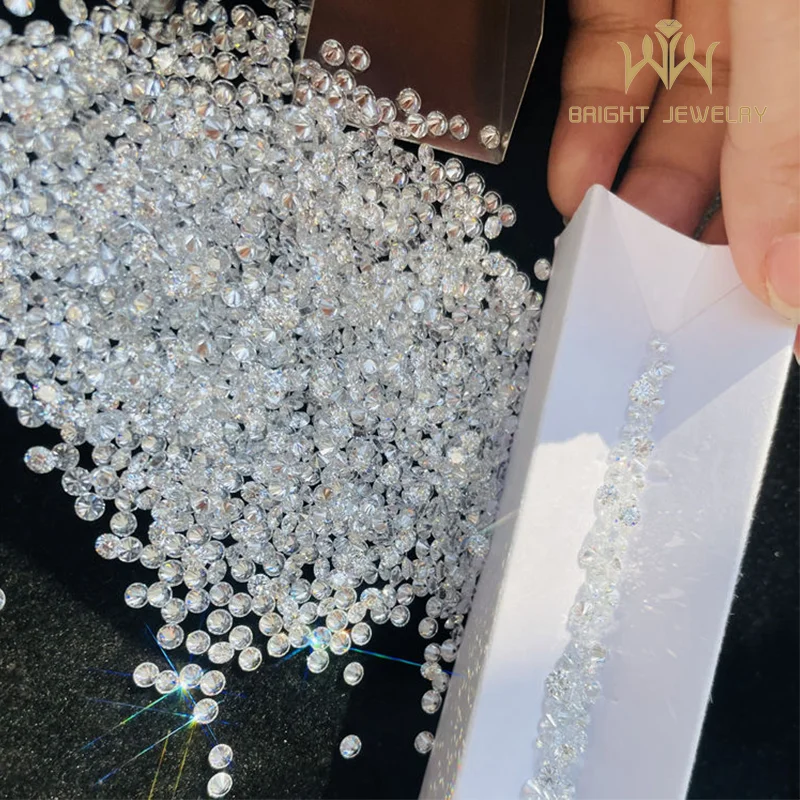 Синтетический Выращенный в лаборатории алмаз 0,8-3,3 мм DEF VS1 mellee Hpht алмаз Cvd свободный алмаз