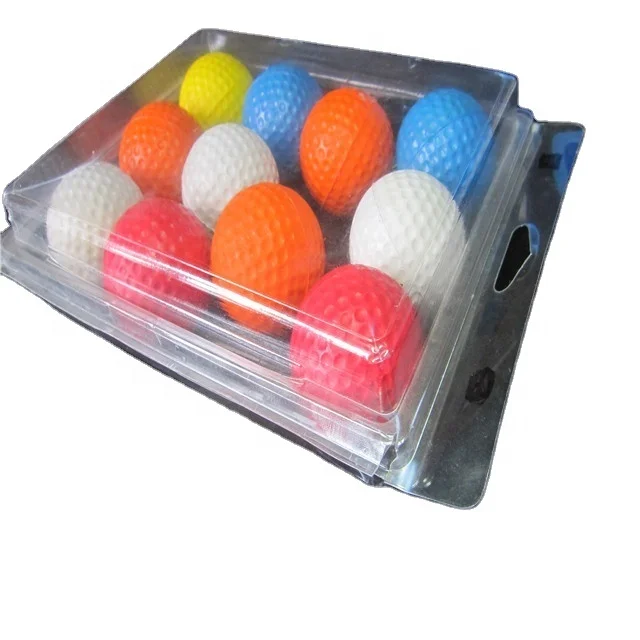 Blister packaging transparent plastic clamshell packaging for golf balls