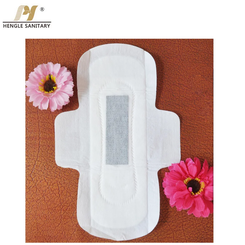 Wholesale High Quality Ultra Thin Absorption 100% Organic Cotton Negative Anion Women Sanitary Napkins Pads