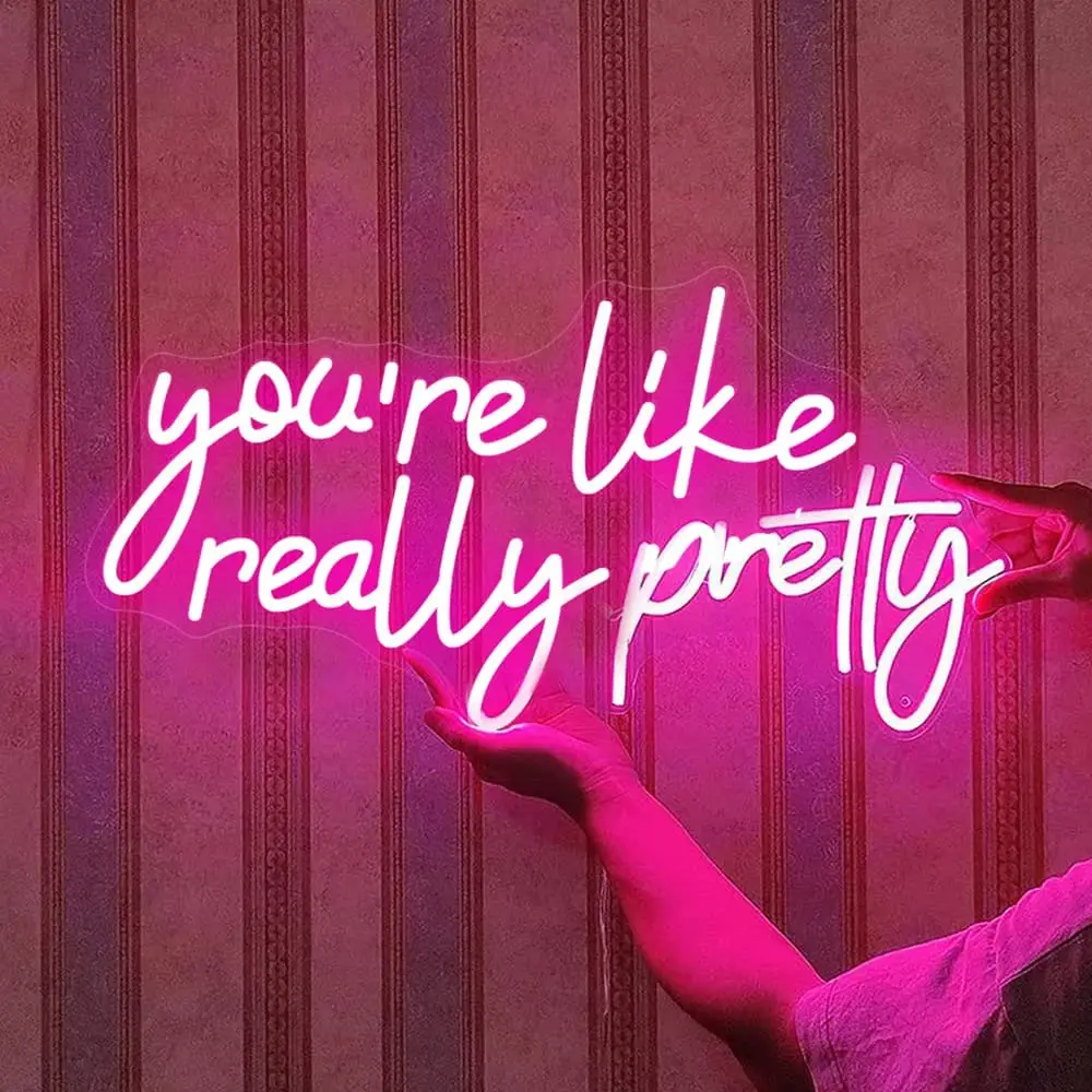 High Quality Material I Love You so Much Neon Signs LED Light Sign for Wedding Bedroom Decor Home