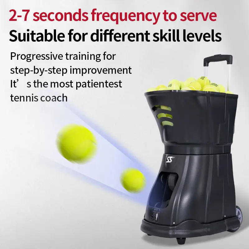 SIBOASI T2201A smart tennis ball shooting machine with APP Tennis ball machine Intelligent tennis equipment