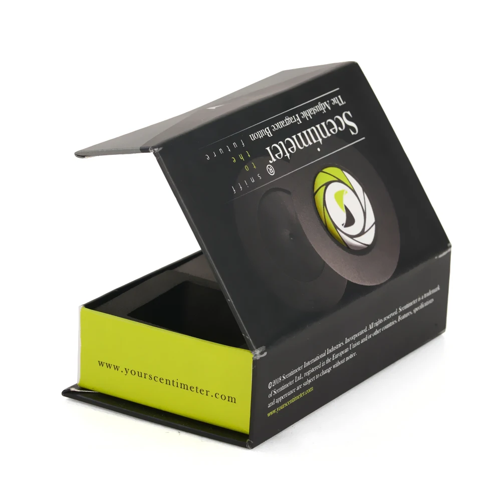 Custom Skin Care Serum Cosmetic Product Packaging Magnetic Product Box With EVA Insert