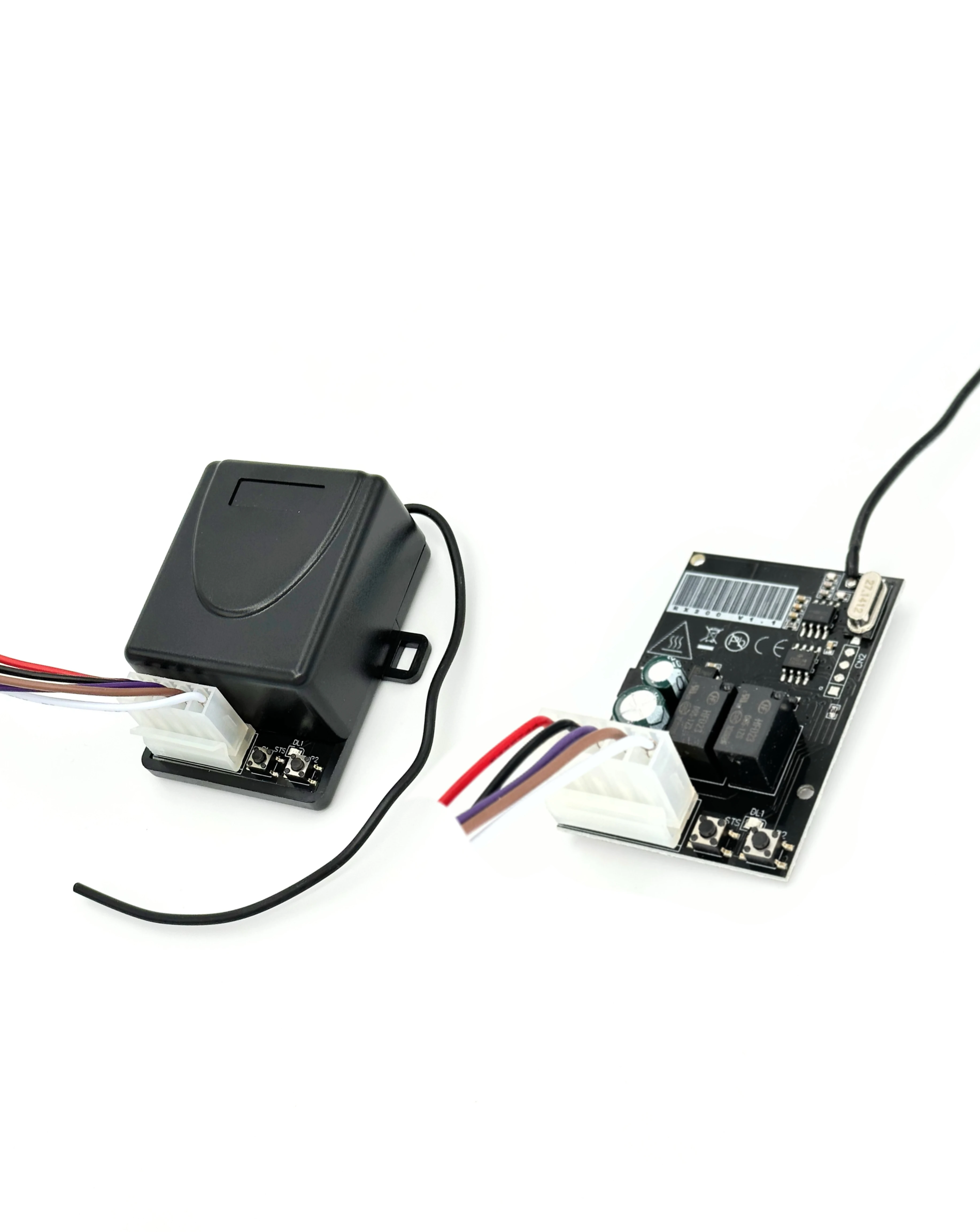 2 Channels 12V 24V 433Hmz wireless RF remote Receiver Transmitter for Remote Control