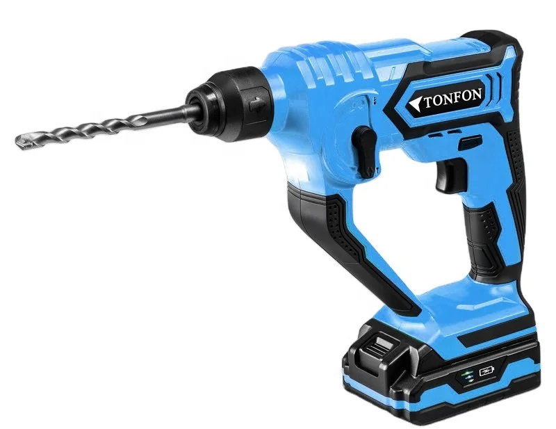 sds plus chuck and universal bit adapter supplied integrated drilling equipment Lithium Battery 20v Cordless Rotary Hammer Drill