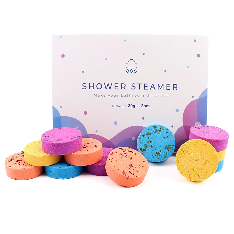 Aromatherapy Shower Tablets Long-lasting Fragrance Bathing Steamers Unique Natural Scents for A Relaxing Shower Experience