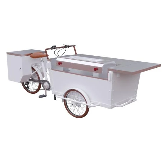 Best selling bbq grill food vending cart tricycle for sale