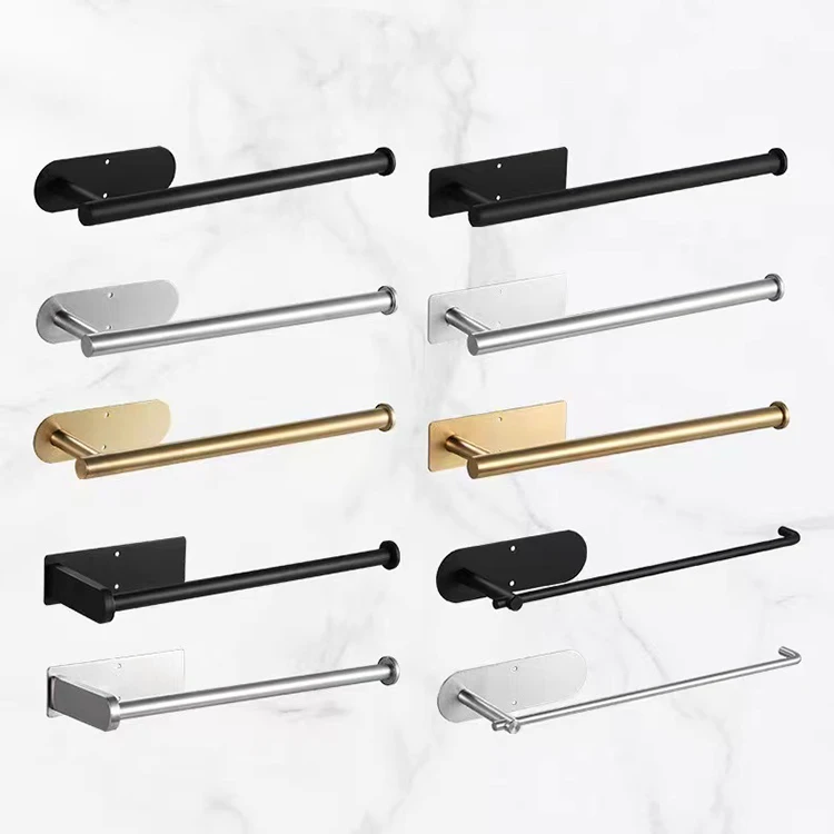 Countertop Kitchen Tabletop One Hand Tear Paper Roll Holder Kitchen Paper Towel Holder With Spray Bottle